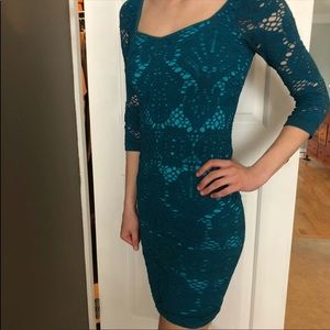 Free People Intimately Lace Floral Bodycon dress